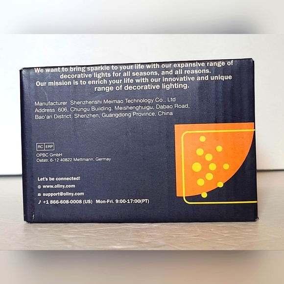 Ollny Christmas Lights Indoor Outdoor 131ft 400 LEDs 11 Modes Remote Multicolor - Picture 7 of 8